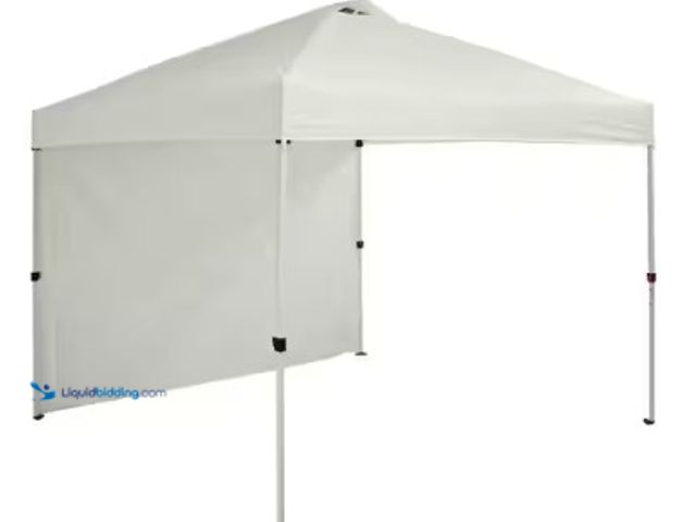 Lot 49-2022590 - Everbilt 10 ft. x 10 ft. Commercial Instant Canopy-Pop Up Tent with Wall Panel White, Model # NS HPP...
