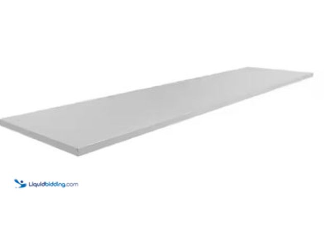 Lot 49-1529410 - NewAge Products
96 in. x 1.25 in. x 24 in. Outdoor Kitchen Stainless Steel Countertop, Model # 6580...