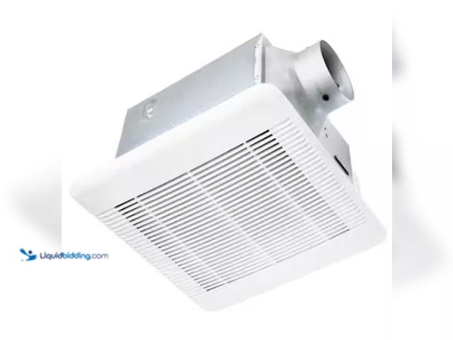 Lot 49-1518194 - Hampton Bay 110 CFM Ceiling Mount Room Side Installation Quick Connect Bathroom Exhaust Fan, ENERGY ...