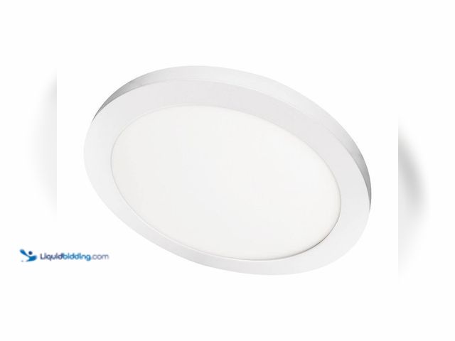 Lot 49-5409067 - Commercial Electric
15 in. 22.5-Watt Dimmable White Integrated LED 1650 Lumens Round Flat Panel Flu...