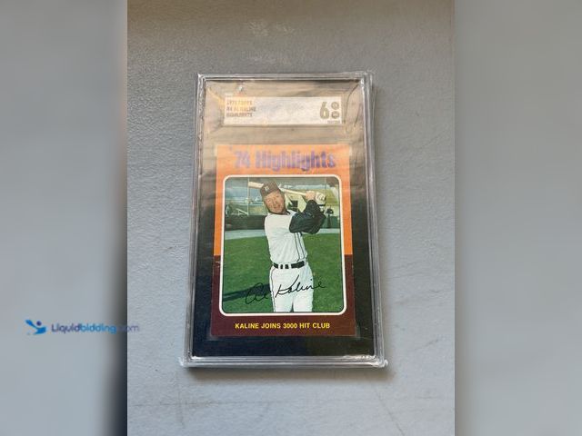 Lot 49-5341540 - WOW GRADED CARD! #4 1975 TOPPS AL KALINE ‘74 HIGHLIGHTS SGC 6 EX-NM