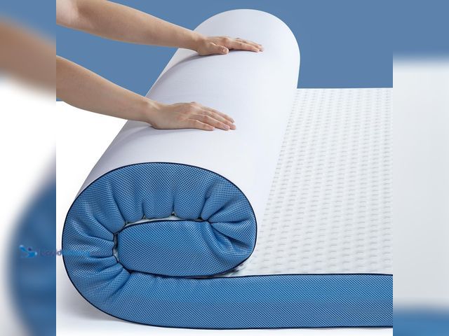 Lot 49-3566703 - PERLECARE 3 Inch Firm Mattress Topper Queen, Cooling Gel-Infused & Bamboo Charcoal Memory Foam Bed T...