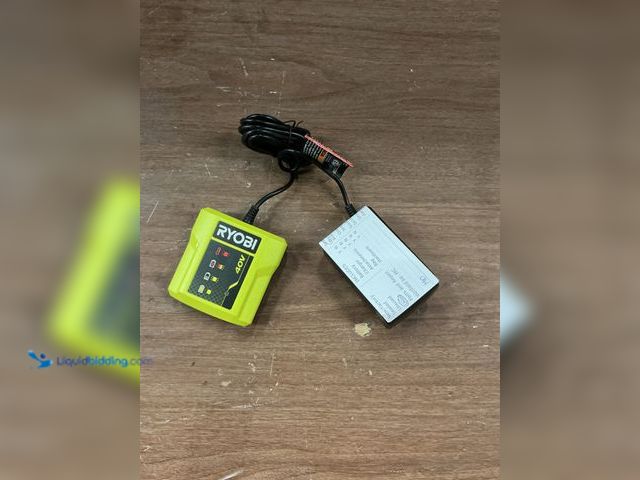 Lot 49-5449701 - RYOBI GEN2 Lithium-ion 40 Volt 40v Slim Line Compact Battery Charger OP404