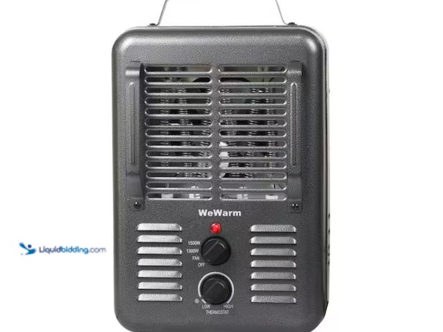 Lot 49-3433262 - WeWarm Deluxe Milkhouse Utility Heater, Model # HT1912, Slight used, Works, Powers on.   Ref#AHDSB02...