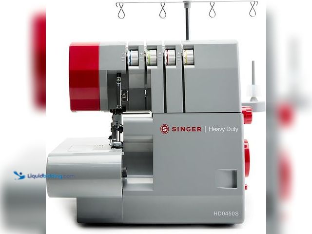Lot 49-1623960 - SINGER Heavy Duty Serger | Overlock Machine with 2-3-4 Thread Capability, 1300 Stitches/Minute, 60% ...