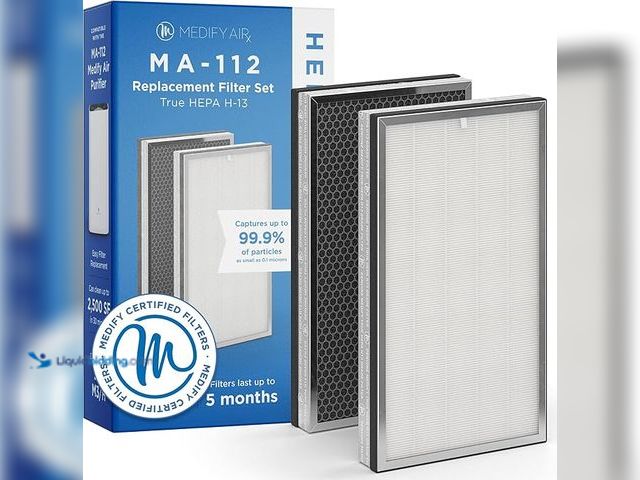 Lot 49-5446705 - Medify Air MA-112 Genuine Replacement Filter | for Allergens, Wildfire Smoke, Dust, Odors, Pollen, P...