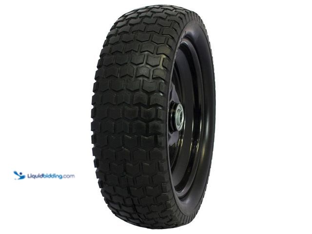 Lot 49-5487188 - Marathon
Universal Fit Flat-Free 12 in. Tire and Wheel Assembly Replacement for Air-Filled Garden C...