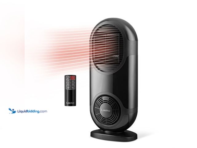 Lot 49-5484657 - Lasko CC27350 27" Motion X Console Space Heater with Remote Control, Black (scuffs and scratches) (t...