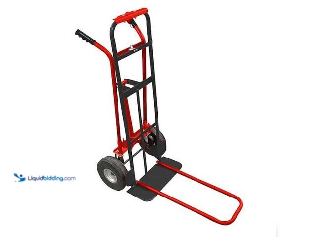 Lot 49-1629194 - Milwaukee 1,000 lbs. Capacity Quick Change 4-in-1 Hand Truck, Model # QC4N1HD, Unused, Has attachmen...