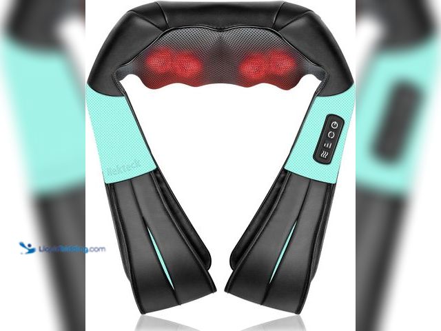 Lot 49-5409765 - Nekteck Shiatsu Neck and Back Massager with Soothing Heat, Electric Deep Tissue 3D Kneading Massage ...