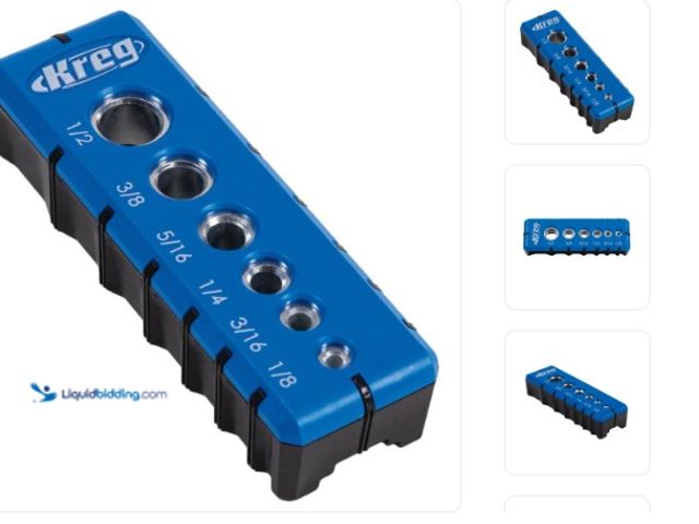 Lot 49-5459458 - QTY - 3 Kreg Drilling Guide. Model #KDG-6000. Sealed.