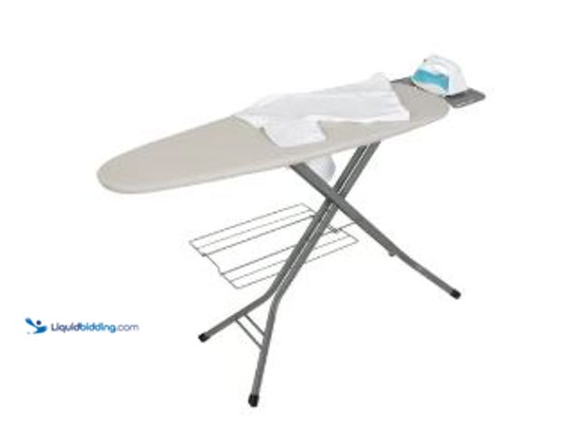 Lot 49-1627120 - Better Homes & Gardens Gray Wide Top Freestanding Ironing Board Model #0 847539 099118, Unused, Miss...