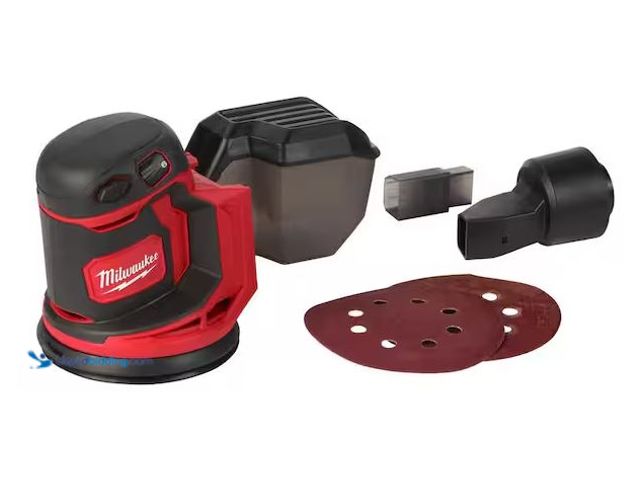 Lot 49-1568752 - Milwaukee M18 18V Lithium-Ion Cordless 5 in. Random Orbit Sander (Tool-Only) Model # 2648-20, Slight...