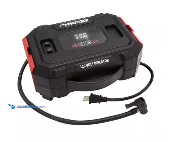 Lot 49-1575970 - Husky 120-Volt Inflator, Model # H120N, Slightly used, Powers on  Ref#HDSB0212