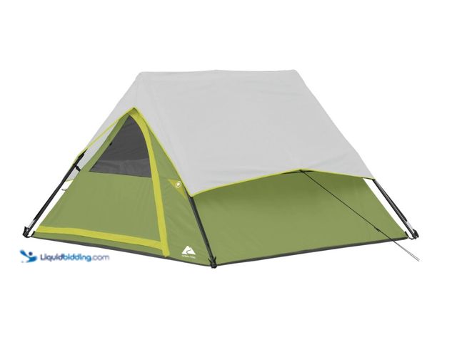 Lot 49-5574210 - Ozark Trail 3-Person Instant A-Frame Tent, 1 Room (Green). SKU 810007483931. Unused