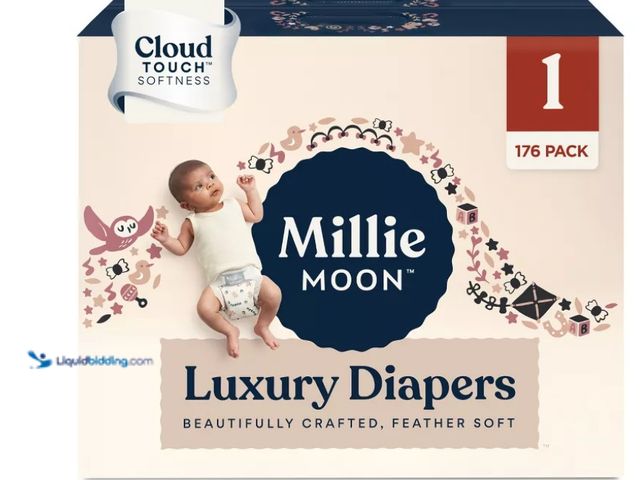 Lot 49-5538966 - Millie Moon Luxury Disposable Diapers - Size 1 - 176ct. New
