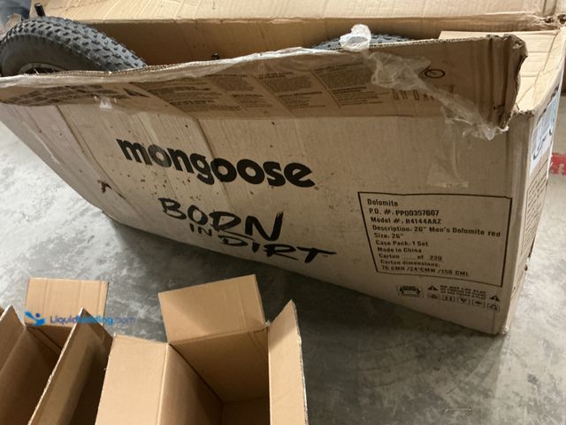 Lot 49-3532419 - Mongoose Mongoose Dolomite Fat Tire Mens Mountain Bike (missing handle grip) (scuffs and scratches) ...