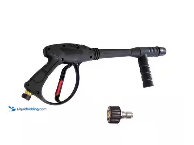 Lot 49-5555401 - Spray Gun with Side Assist Handle, M22 Connections for Cold Water 4500 PSI Pressure Washer, QC Adapt...