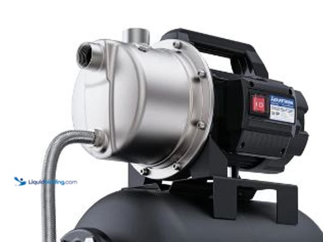 Lot 49-3432707 - AQUASTRONG 1.6 HP Shallow Well Pump with Pressure Tank, NSF Certified, 1320 GPH, 115V, Stainless Ste...