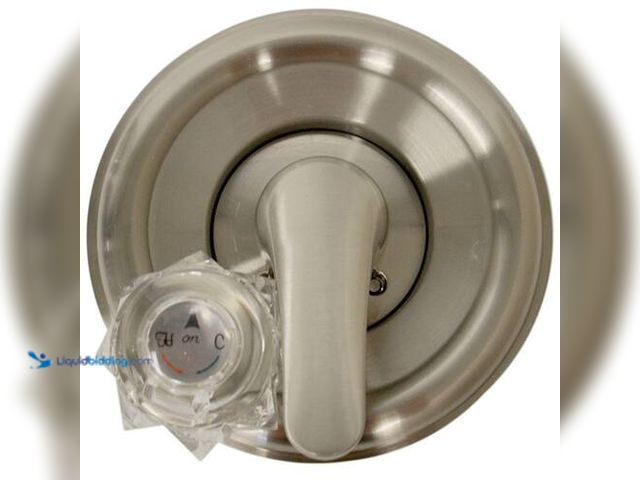 Lot 49-3616565 - DANCO 1-Handle Valve Trim Kit in Brushed Nickel for Delta Tub/Shower Faucets - New Model #1000395437