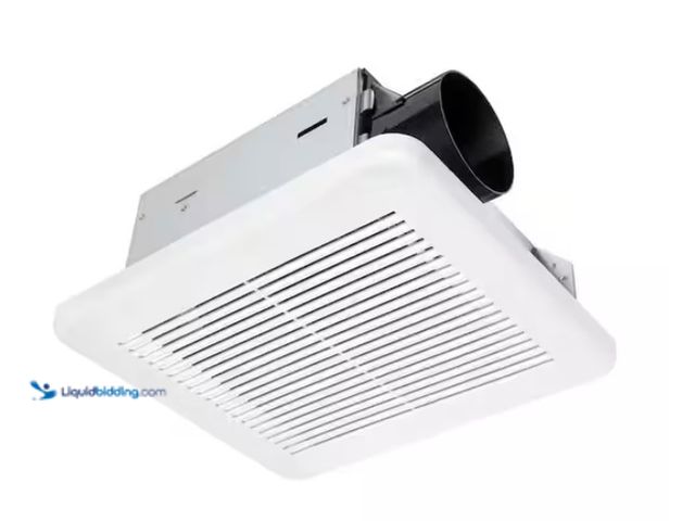 Lot 49-1519011 - Hampton Bay 50 CFM Wall/Ceiling Mount Roomside Installation Bathroom Exhaust Fan, ENERGY STAR, Model...