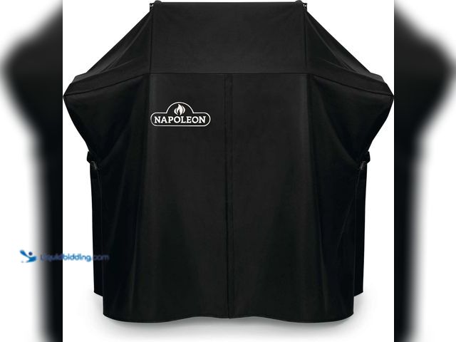 Lot 49-5485738 - Napoleon Grill Cover - Fits Rogue 525 Series Grills, Black, Water Resistant, UV Protected, Velcro Cl...