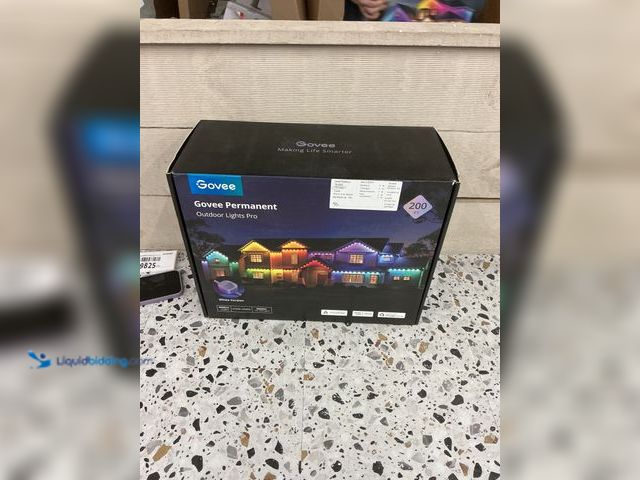 Lot 49-5469784 - Govee Permanent Outdoor Lights Pro, 200ft with 120 RGBIC LED Lights for Daily and Accent Lighting, 7...