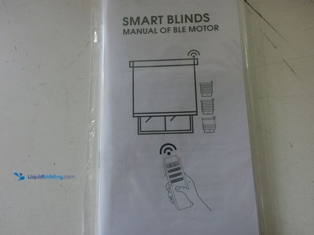 Lot 49-1576819 - HeyBlinds Motorized Blinds with Remote, 100% Blackout Smart Blinds, Automatic Shades for Windows, El...