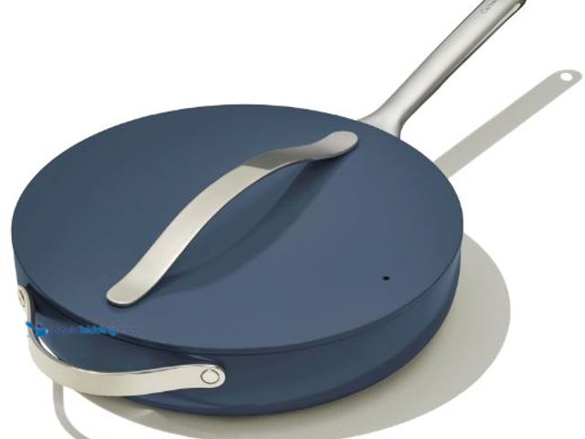 Lot 49-5436615 - Caraway Nonstick Ceramic Sauté Pan with Lid (4.5 qt, 11.8") - Non Toxic, PTFE & PFOA Free - Oven Saf...