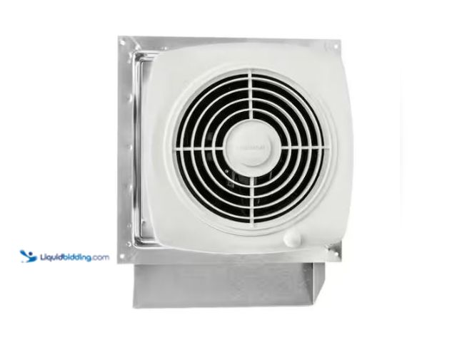 Lot 49-1627428 - Broan-NuTone 200 CFM Through-The-Wall Exhaust Fan with On/Off Switch Model # 509S, Unused, Has Attac...
