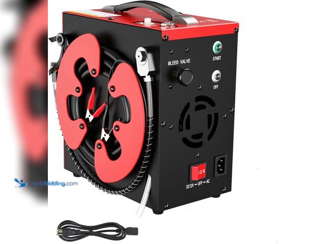 Lot 49-5416284 - CS3-I Portable PCP Air Compressor, Built-in Home Converter, Auto-Stop, Oil-Free, Built-in Water-Oil ...