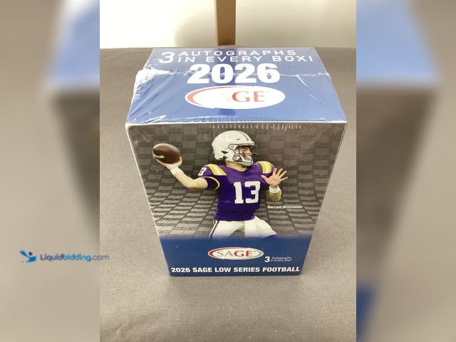 Lot 49-910660 - New Other 2026 SAGE Low Series Football Trading Cards Blaster Box - New and Sealed 
COINS0723