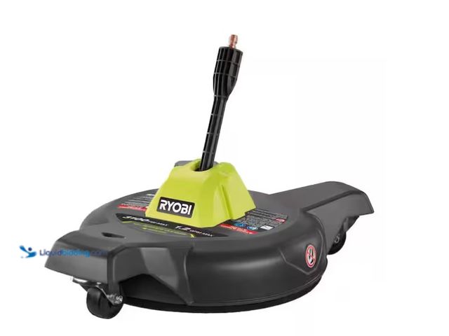 Lot 49-1566824 - RYOBI 12 in. 3100 PSI Electric Pressure Washer Surface Cleaner with Caster Wheels, Model # RY31SC312...