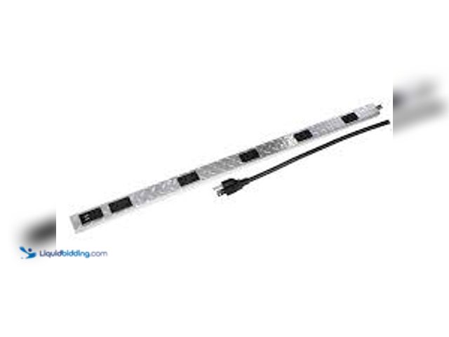 Lot 49-5459946 - Commercial Electric 10-Outlet 2 USB Heavy-Duty Power Strip with Circuit Breaker. Model # LTS-10Z2300...