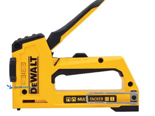 Lot 49-1568959 - DEWALT 5 in 1 Multi-Tacker Stapler and Brad Nailer Multi-Tool Model # DWHTTR510, Slightly Used  Ref#...