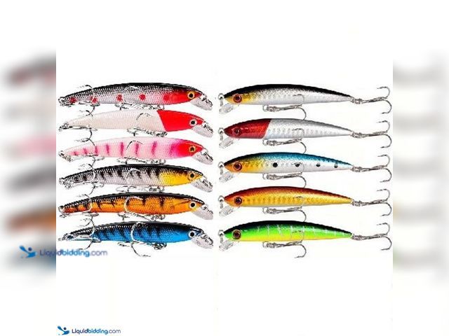 Lot 49-5388269 - Lot of 10 Crankbait Fishing Lures including (5) 3.14" 7g and (5) 3.15" 5g - NEW - The set includes a...