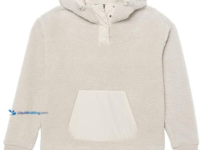 Lot 49-1572198 - Lot of (3) Amazon Essentials Women's Teddy Fleece Quarter Button Hooded Jacket Model #B09SYZ7Q1R, Un...