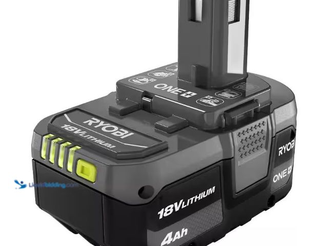 Lot 49-5552208 - RYOBI
ONE+ 18V 4.0 Ah Lithium-Ion Battery. Model # PBP005. Unused