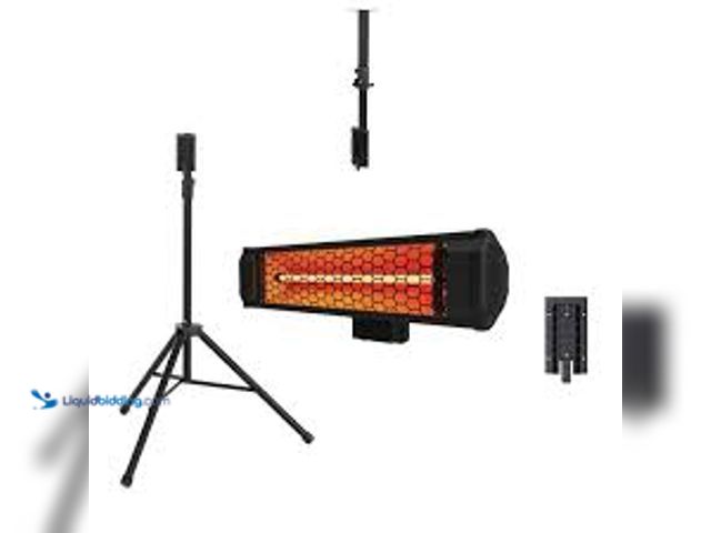 Lot 49-5475850 - HEAT STORM Tradesman 1500-Watt Electric Indoor/Outdoor Quartz Infrared Portable Space Heater w/Tripo...