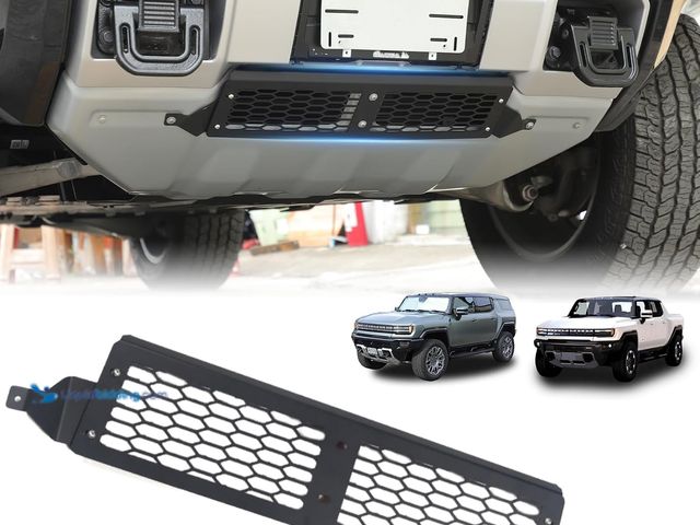 Lot 49-3565078 - for Hummer EV Accessories Front Lower Bumper Grill Air Intake Cover Protective for 2022-2024 2025 20...