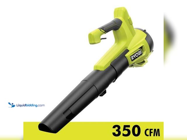 Lot 49-3617089 - RYOBI Cordless Battery Variable-Speed Jet Fan Leaf Blower (Tool Only) model # 1010323292- used  , do...