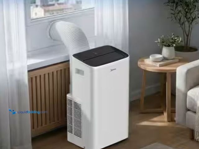 Lot 49-1623832 - Midea 8,000 BTU Smart Portable AC Cools up to 350 sq. ft, 3-Speeds, Dual Filtration, Digital Display...