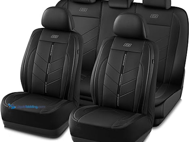 Lot 49-5438565 - Skechers Car Seat Covers,Luxury Faux Leather Seat Covers,Waterproof Anti Slip Car Seat ProtectorFull...