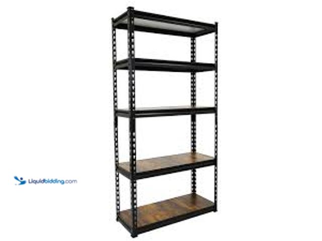 LiquidBidding - Lot 49-5493360 - KING'S RACK Black 5-Tier Boltless Tier ...