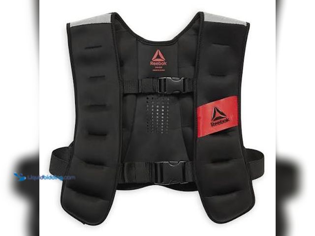 Lot 49-5544027 - Reebok Delta Weighted Vest 12Lb. Black, Adjustable, Unisex Sizing. Unused