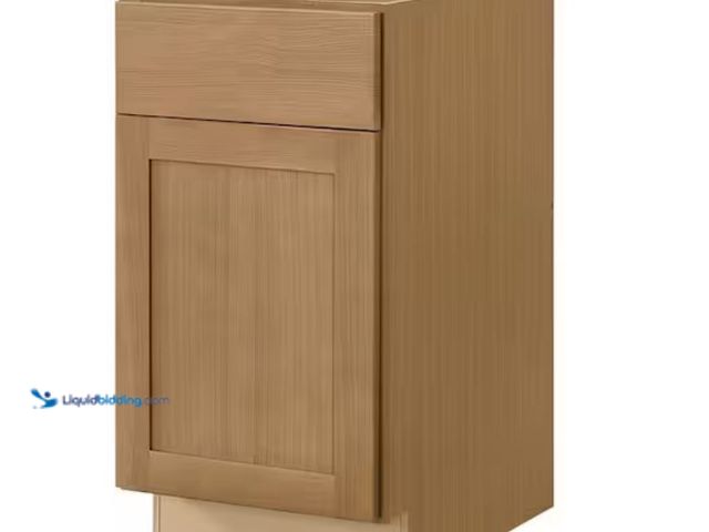 Lot 49-1623828 - Hampton Bay Avondale 18 in. W x 24 in. D x 34.5 in. H Ready to Assemble Plywood Shaker Base Kitchen ...