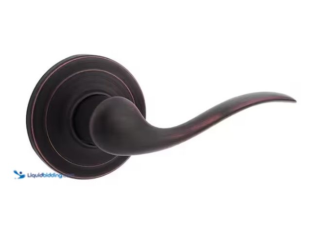 Lot 49-1578285 - Lot of (4) Kwikset Tustin Venetian Bronze Right-Handed Half-Dummy Door Handle with Microband Antimic...