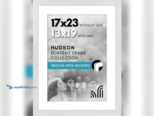 Lot 49-1557300 - Americanflat 17x23 Picture Frame with Polished Plexiglass - Use as 13x19 Frame with Mat or Display 1...