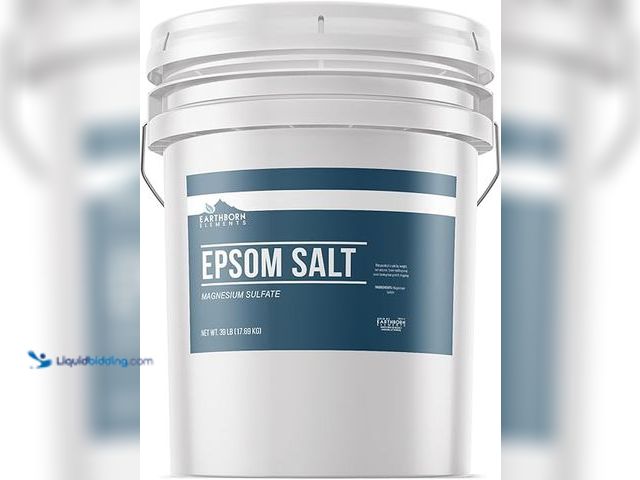 Lot 49-5411997 - Earthborn Elements Epsom Salt (5 Gallon), Magnesium Sulfate Soaking Solution. Unused
