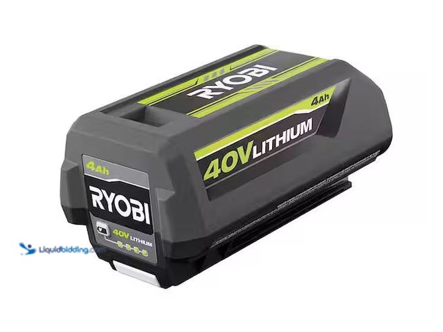 Lot 49-5555278 - RYOBI
40V Lithium-Ion 4.0 Ah Battery, Unused